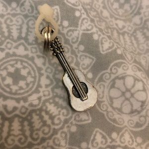 GANZ silver toned charm- guitar